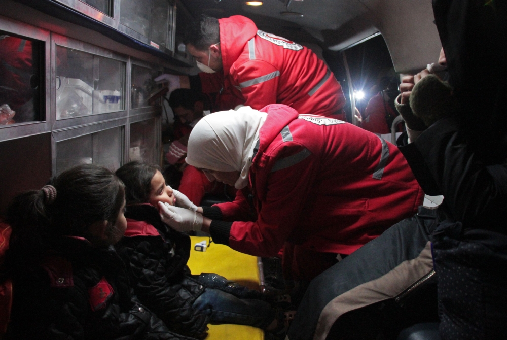 29 patients evacuated from Damascus suburbs siege — Red Cross