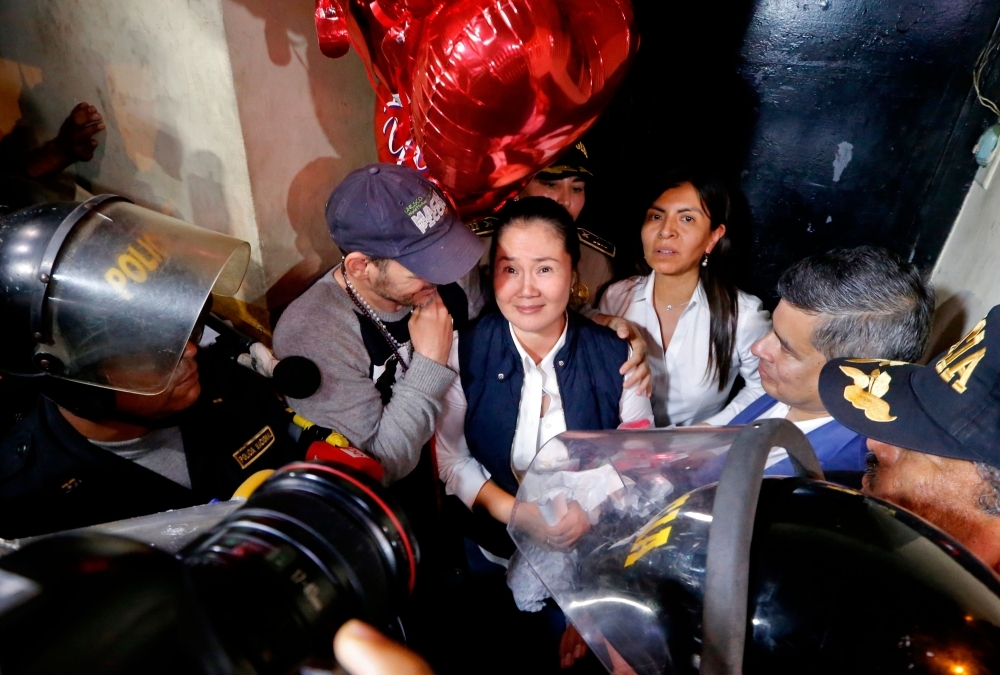 Peruvian opposition leader Fujimori freed from Prison