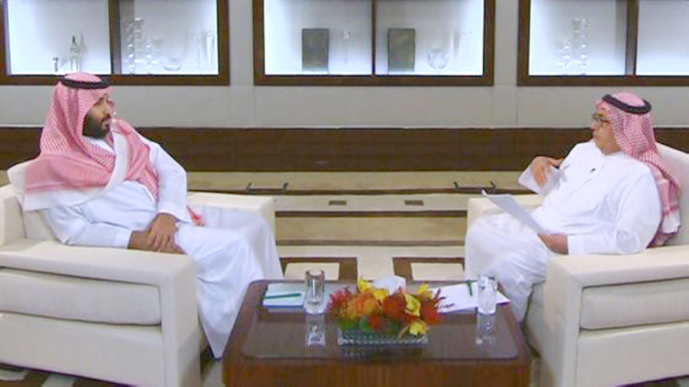 Deputy Crown Prince Muhammad Bin Salman, second deputy premier and minister of defense, in a TV interview telecast on Tuesday evening.