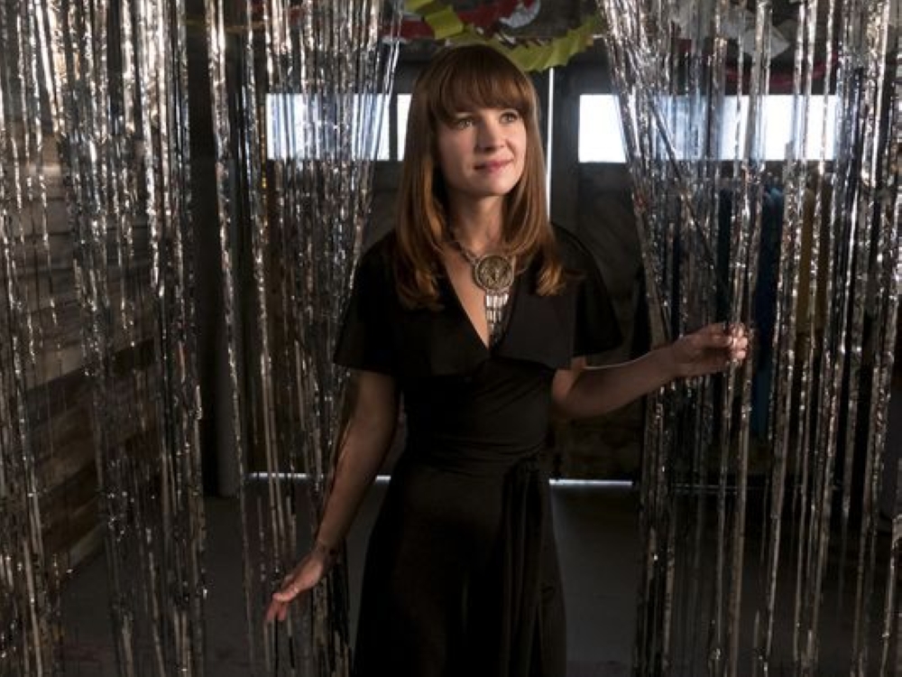 Actress Britt Robertson in a scene from 