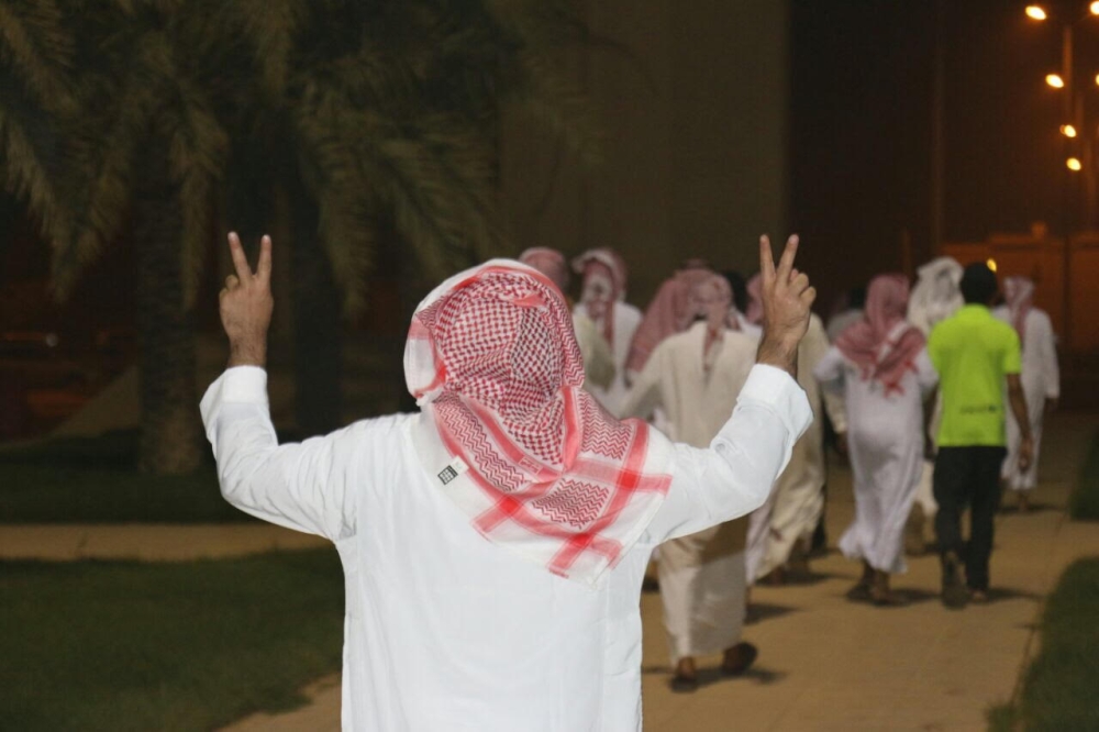 Released prisoners were ecstatic.