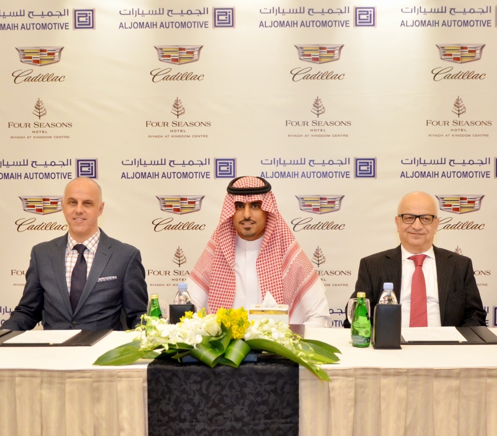 Fawaz Ibrahim Aljomaih, Manager of Premium Brands, Eastern region, at the signing of agreement  
