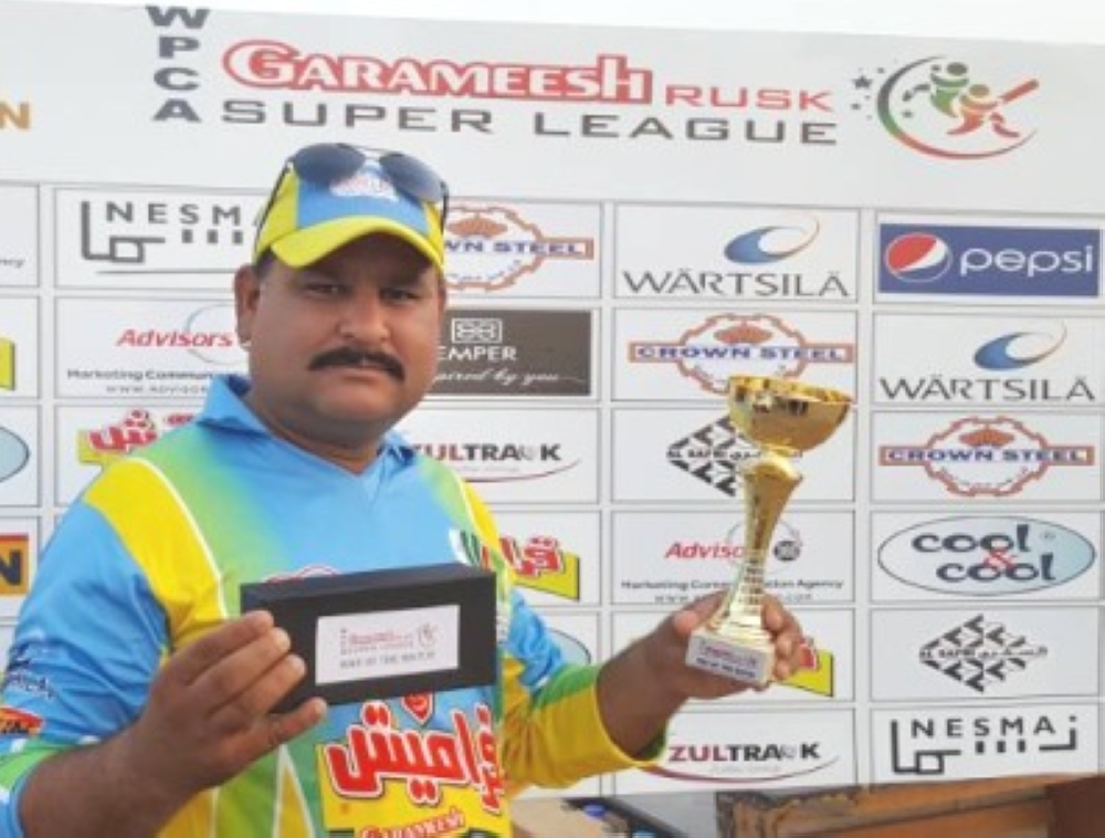 Wajahat Shah — Man of the Match