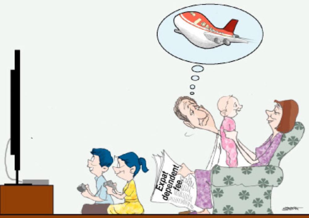 Expat Dependant fee
