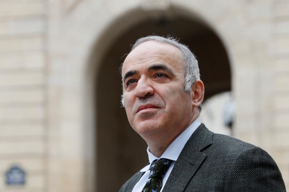 This file photo taken on March 24, 2017 shows Russian former world chess champion Garry Kasparov posing in Paris. — AFP