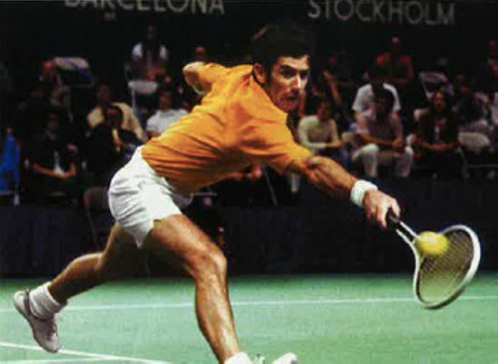 Ken Rosewall seen in this 1972 file photo.