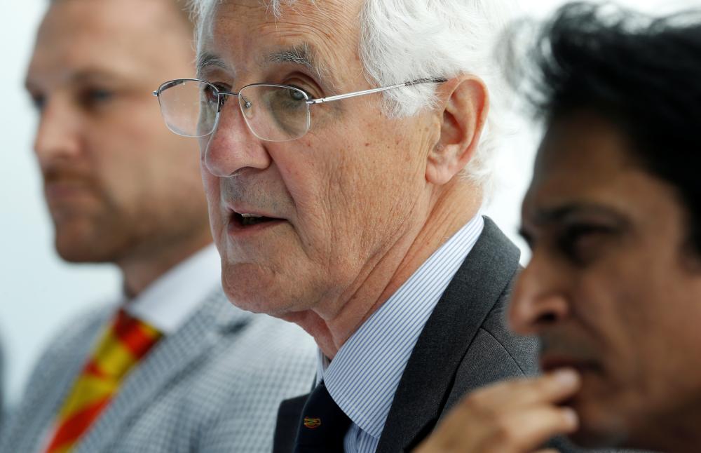 Cricket - MCC World Cricket committee Press Conference - London, Britain - July 4, 2017   
Brendon McCullum, Mike Brearley and Ramiz Raja seen during the recent MCC World Cricket committee press conference in London. Breaerley called for more support to Tests. — Reuters