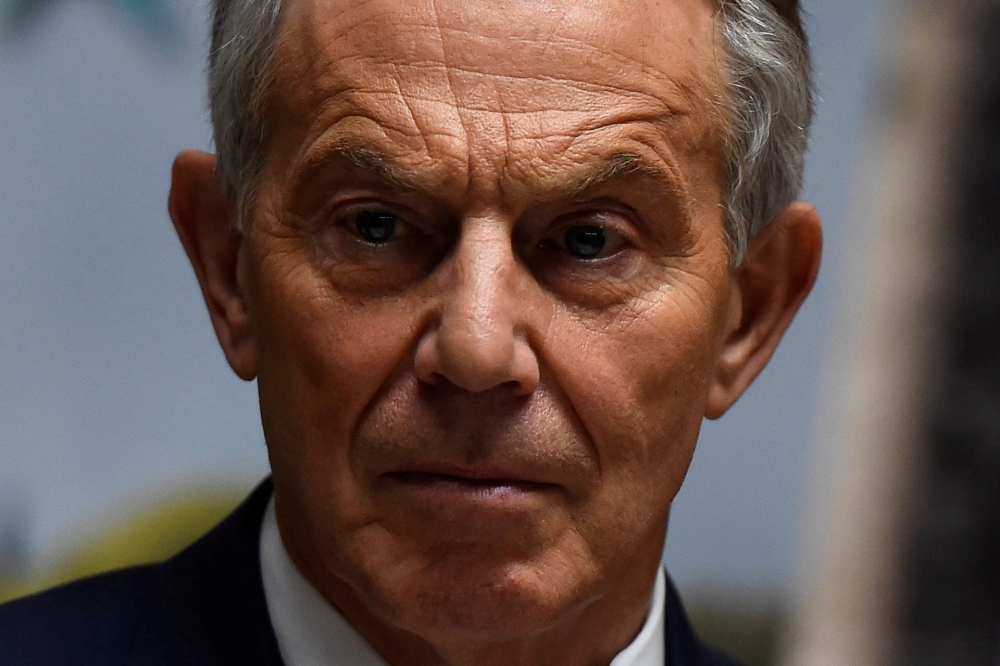 Britain’s former Prime Minister Tony Blair attends a meeting of the European People’s Party in Wicklow, Ireland, in this May 12, 2017 file photo. — Reuters