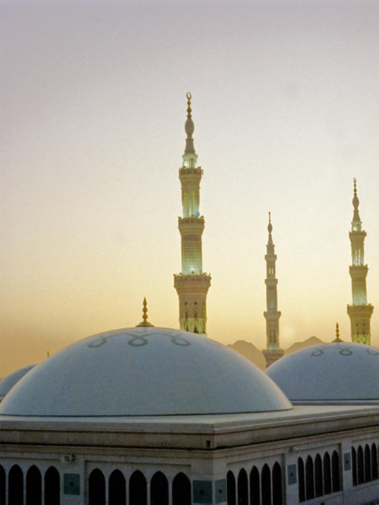 The concourse roof of the Haramain Railway's Madinah station.