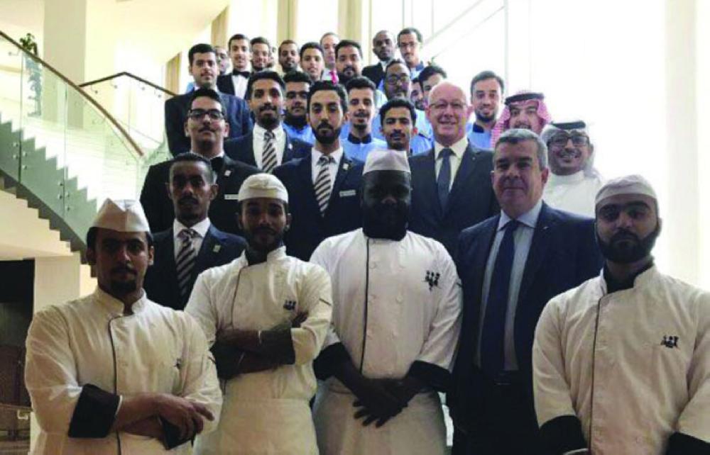 25 Saudis employed in the hospitality, food, beverage and housekeeping departments