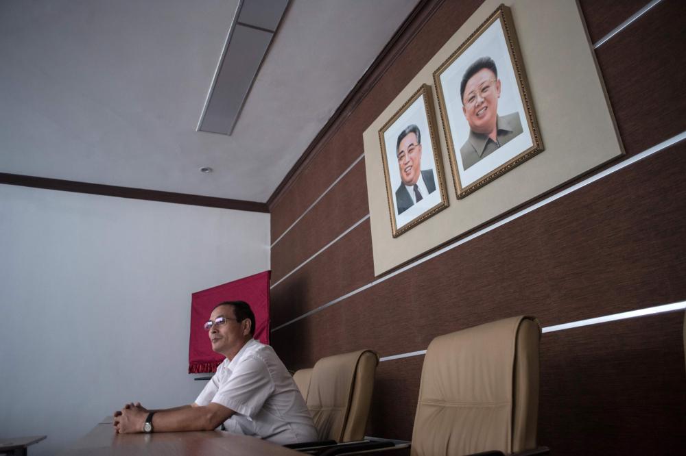 In this photo, Yun Yong-Bok, a senior official of North Korea's National Olympic Committee, speaks during an interview in Pyongyang. North Korea remains bullish about its sporting potential. — AFP