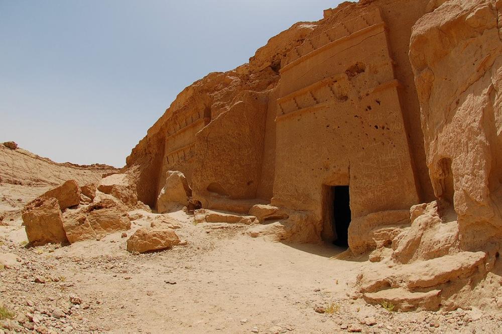 ‘Magha’er Shuaib’ is a historical site that lies 225 km northwest of Tabuk city in Saudi Arabia. — Courtesy photo