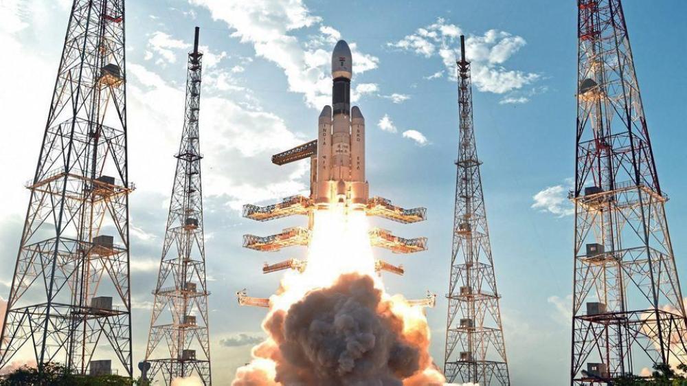 ISRO’s heaviest rocket GSLV Mk-III, carrying communication satellite GSAT-19, takes off from Satish Dhawan Space Centre in Sriharikota.

