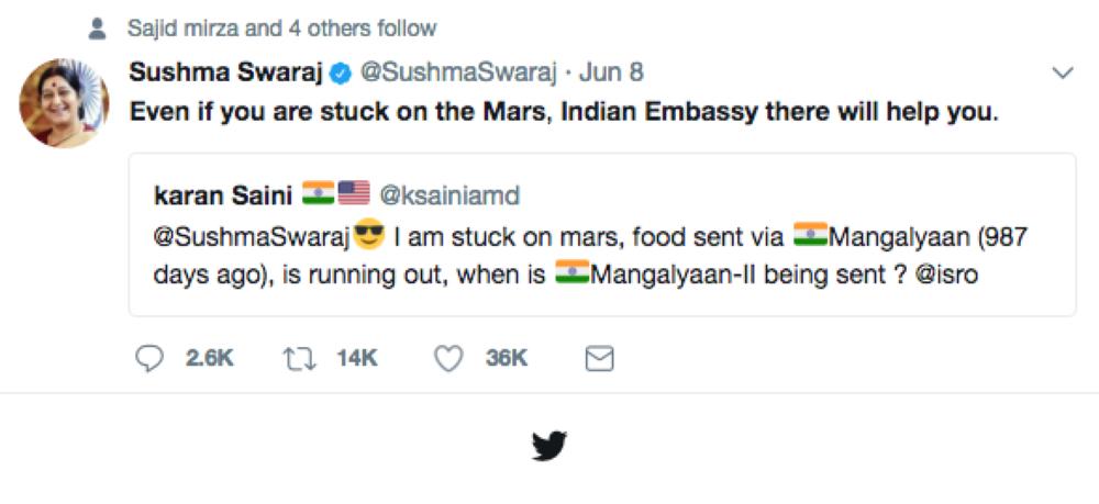 ‘Social Media’ — the Indian success story/Twitter diplomacy