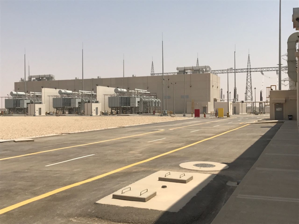 Central transmission station in Al-Kharj Industrial City 