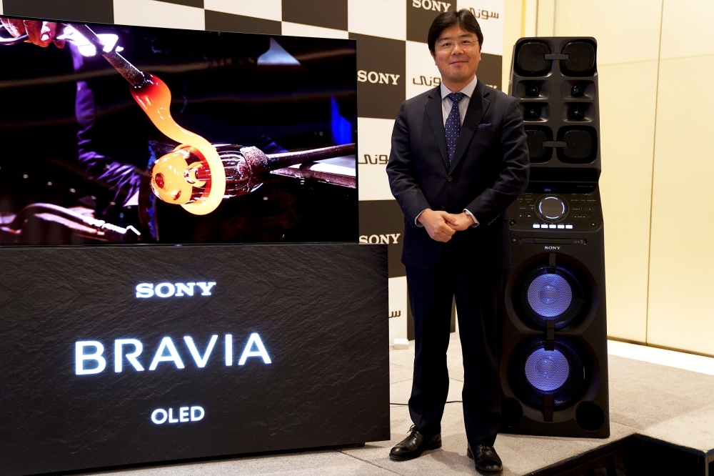 Sony logs 180.5% growth 
in operating income in Q1
