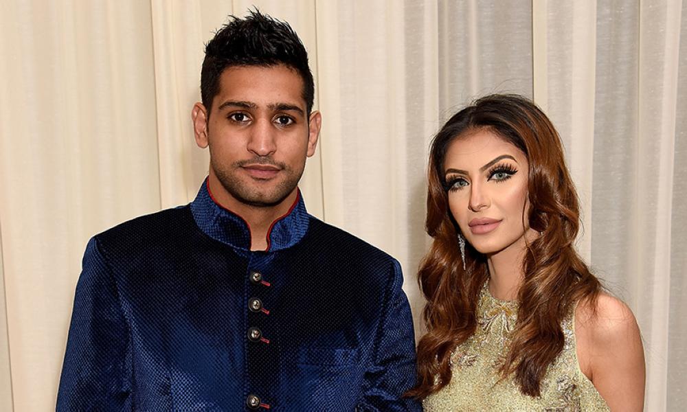 Amir Khan and Faryal Makhdoom