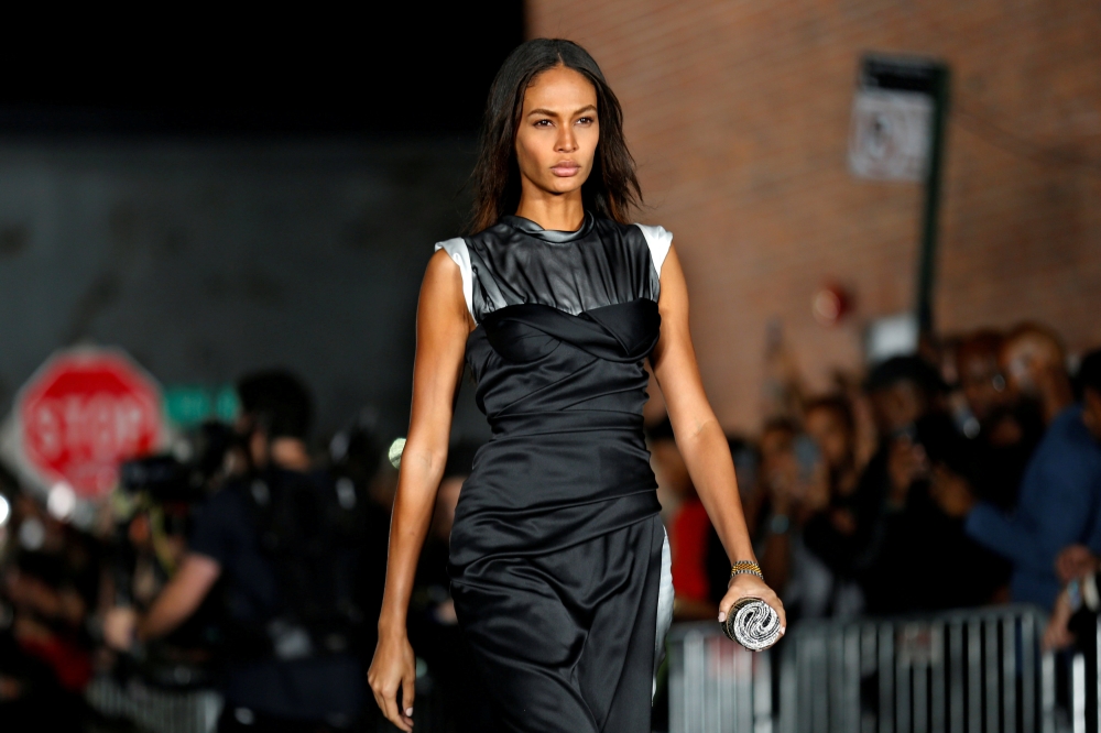 A model presents creations from the Alexander Wang Spring/Summer 2018 collection during New York Fashion Week in the Brooklyn borough of New York City on Sunday. - Reuters