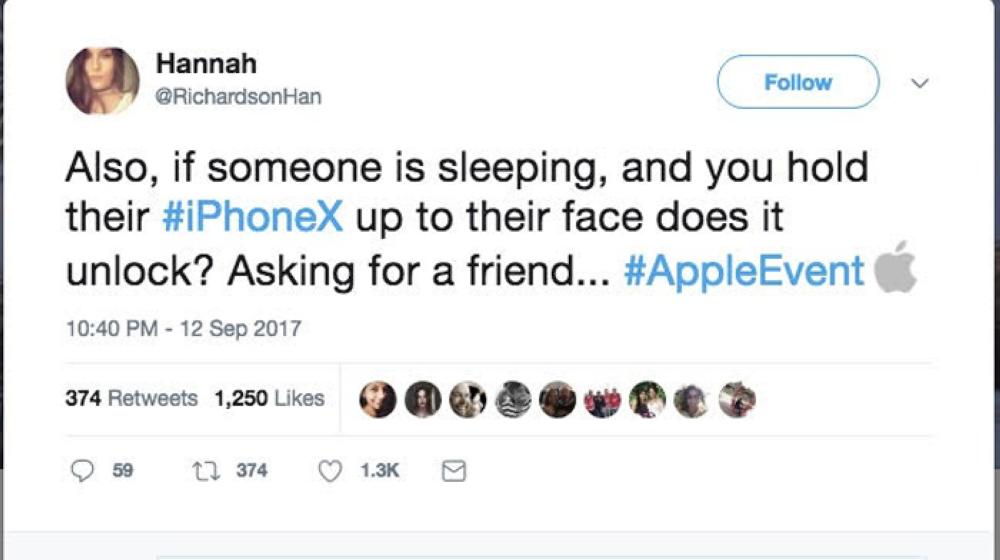 Funny reactions 
to the iPhone X