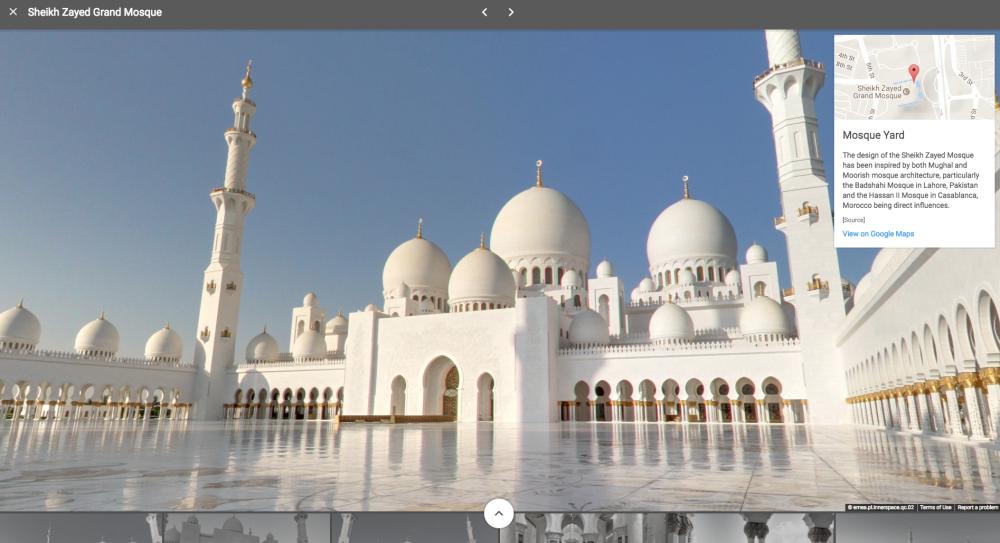 Sh Zayed Mosque on Street View