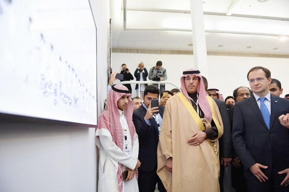 Minister of Culture and Information Dr. Awwad Al-Awwad at the  activities of the Saudi Cultural Week in Russia, Thursday. — SPA
