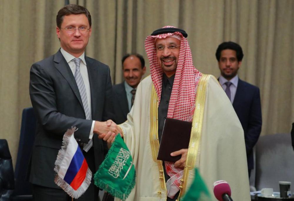 Al-Falih, Novak sign road map for cooperation