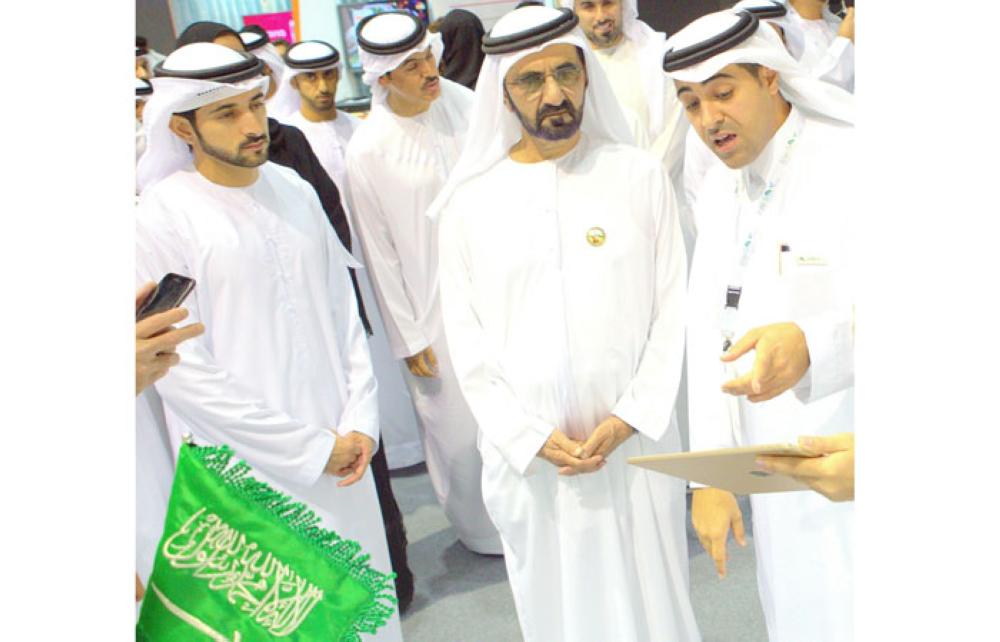 Sheikh Mohamed Bin Rashid Al Maktoum visits Badir Pavilion at GITEX Technology Week 2017