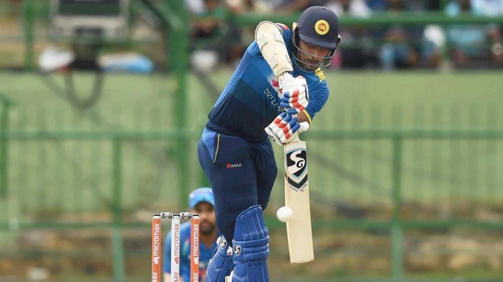 Danushka  Gunathilaka, seen in this file photo, has  had his six-match ban imposed on all-rounder for misconduct halved by the Sri Lanka Board.