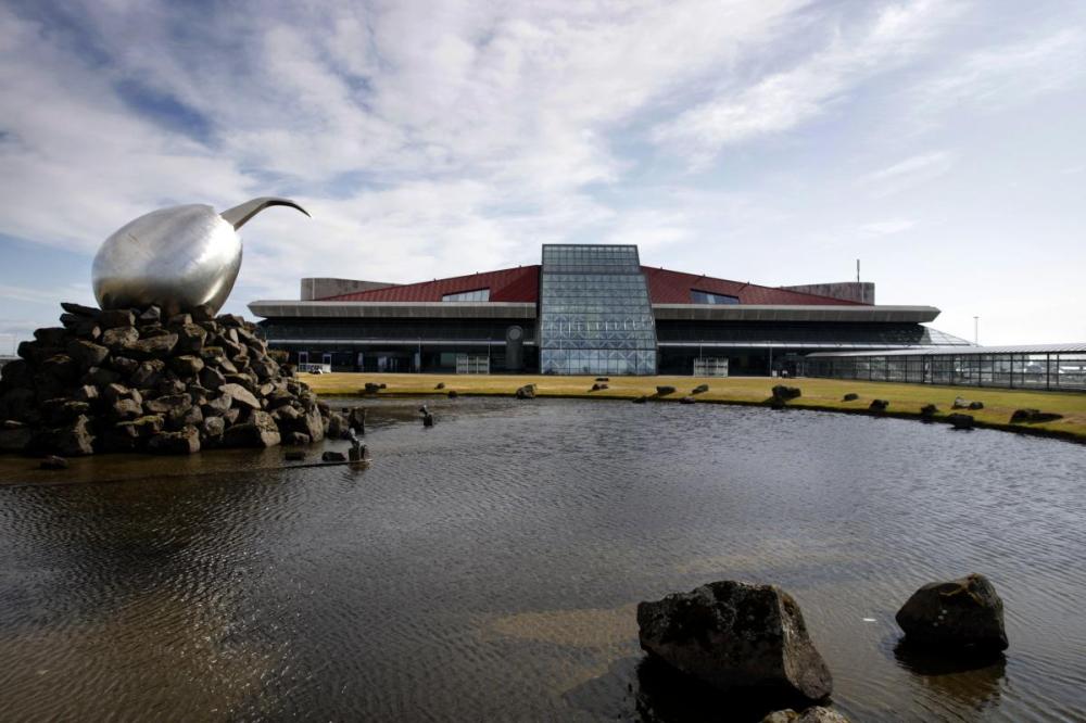 File photo of Keflavik Airport, where an Air Berlin airliner was grounded.