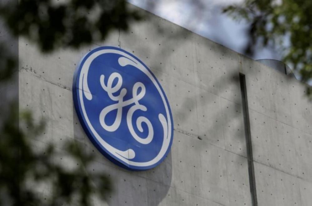 In this file photo, the logo of General Electric Co. is pictured at the Global Operations Center in San Pedro Garza Garcia, neighboring Monterrey, Mexico. — Reuters