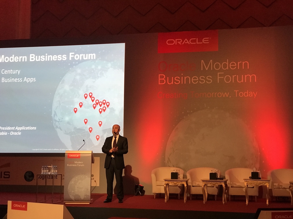 Oracle Modern Business Forum event in Riyadh