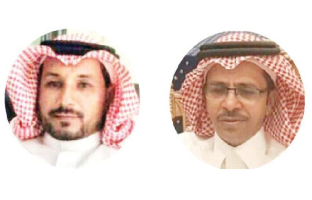 Fahd Mansour Al-Qurashi (left) and Ali Al-Zahrani. — Okaz photosis offensive and embarrasses stutter.”