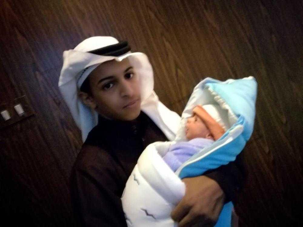 Youngest bridegroom in Tabuk gets a baby boy