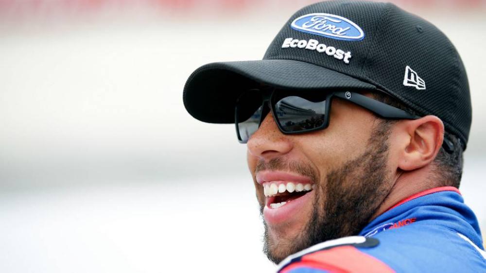 Darrell Wallace, seen in this file photo, is to take over Richard Petty's iconic ride next season in NASCAR. 