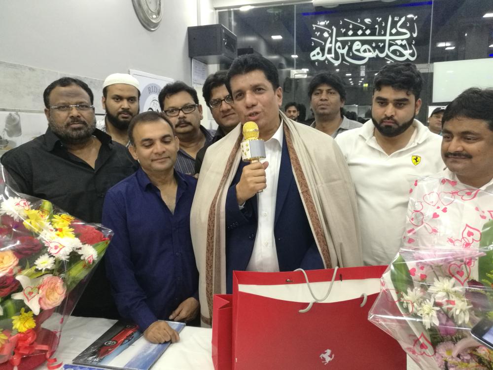 Riyadh Indian community 
fetes Khaleeq Ur Rahman