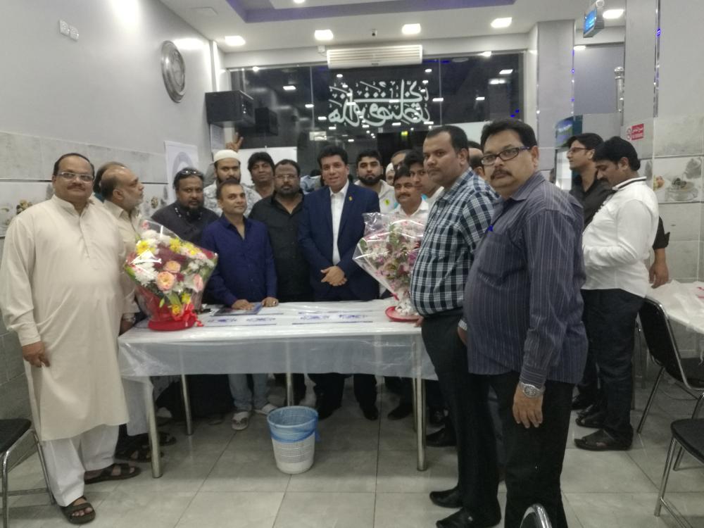 Riyadh Indian community 
fetes Khaleeq Ur Rahman