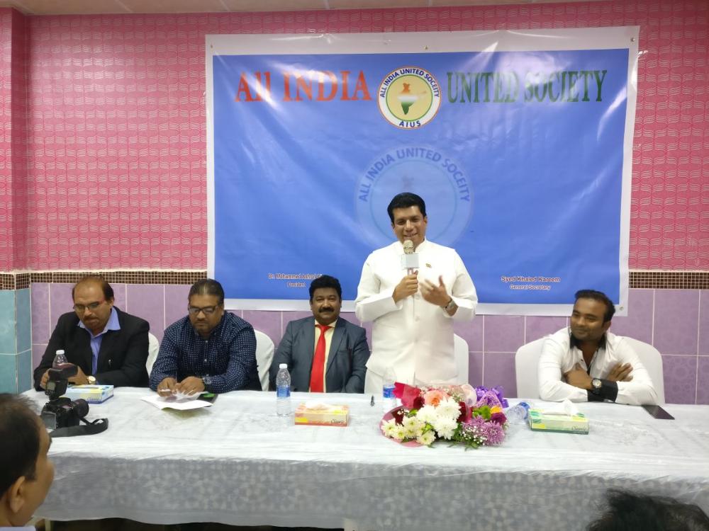 Riyadh Indian community 
fetes Khaleeq Ur Rahman