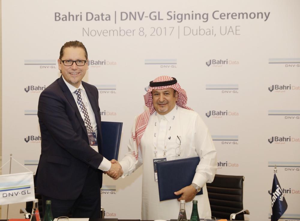 Bahri Data and DNV GL signing ceremony  