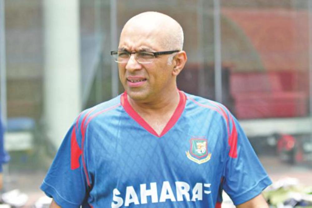 Chandika Hathurusingha, seen in this file photo, has resigned as the head coach of Bangladesh's national cricket team.