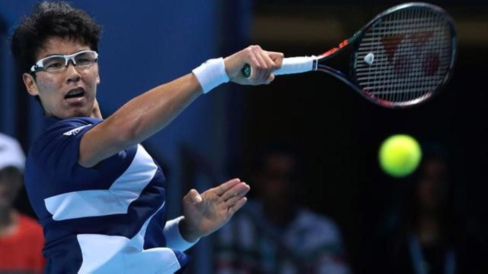  South Korea's Chung Hyeon topped Group A in the Next Gen ATP Finals with his third straight victory on Thursday.