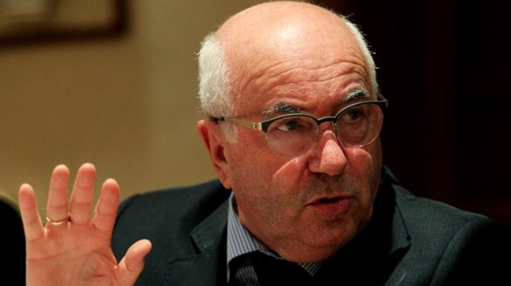 Italian Football Federation (FIGC) President Carlo Tavecchio, seen in this file photo, has said that he has not slept since Monday's World Cup elimination.