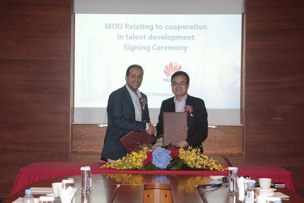 Signing of cooperation agreement between Zain Saudi Arabia and Huawei
