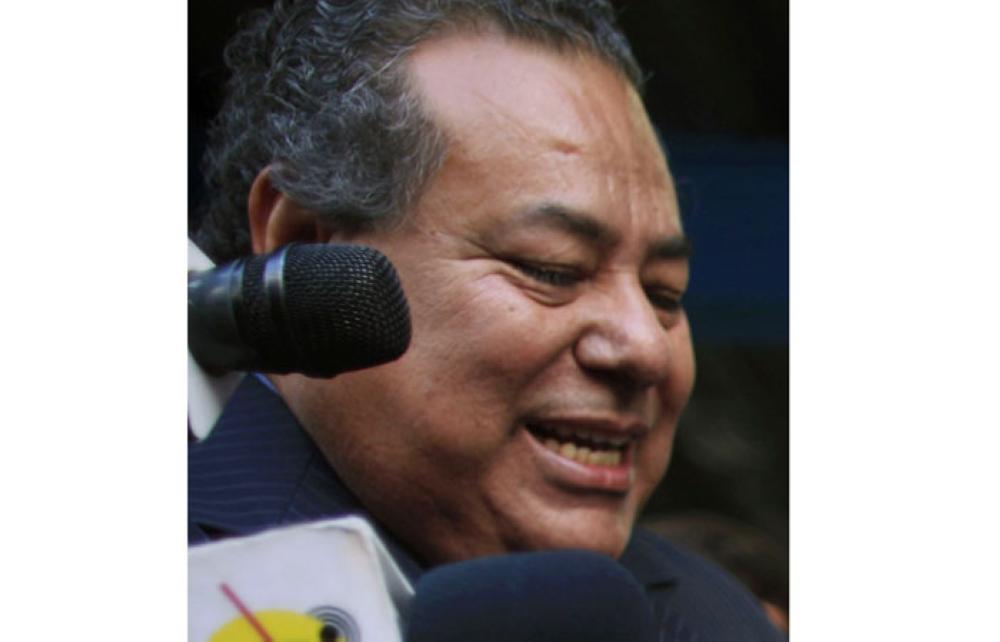 File photo of Nicaragua's Soccer Federation President Julio Rocha. — AP