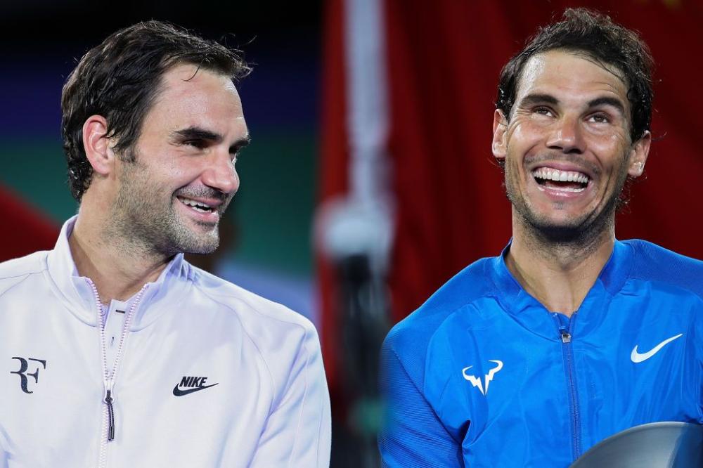Roger Federer and Rafael Nadal, seen in this file photo, have utterly dominated during 2017.