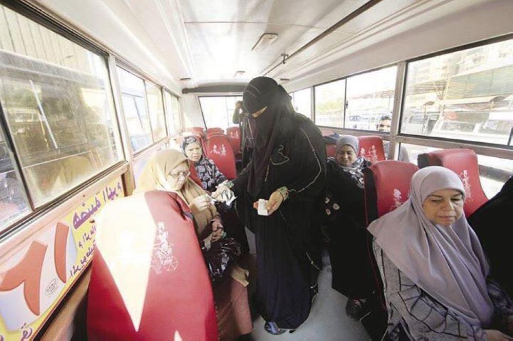 Women-only buses launched in Egypt