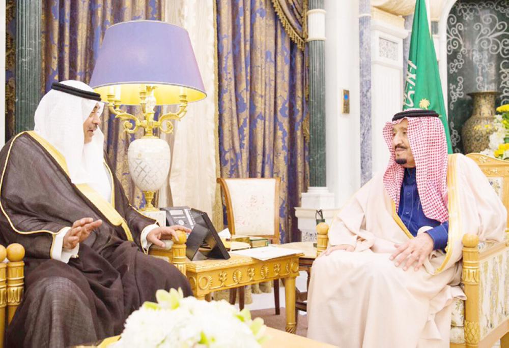 King receives message from Kuwaiti emir