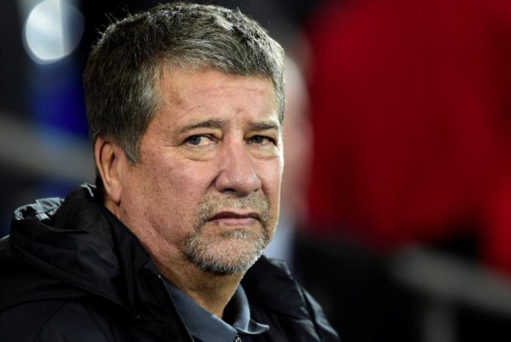 Panama coach Hernan Dario Gomez during the international friendly tie  against Wales at Cardiff. — Reuters
