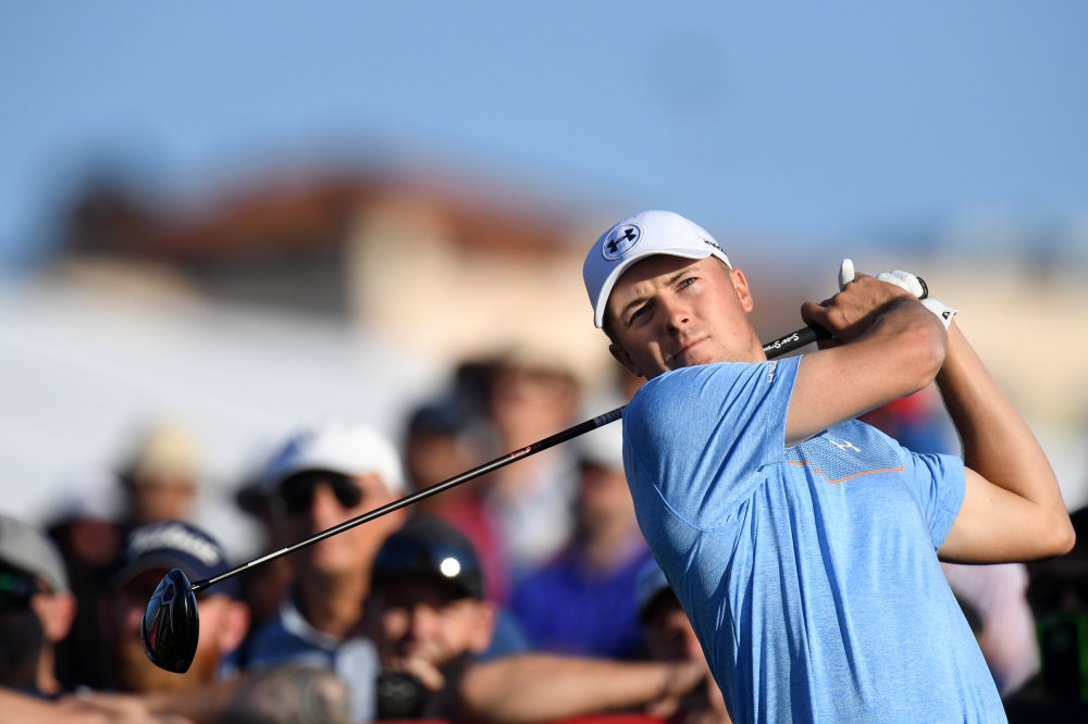 Jordan Spieth of the US during round 2 of the Australian Open in Sydney on Friday. — Reuters