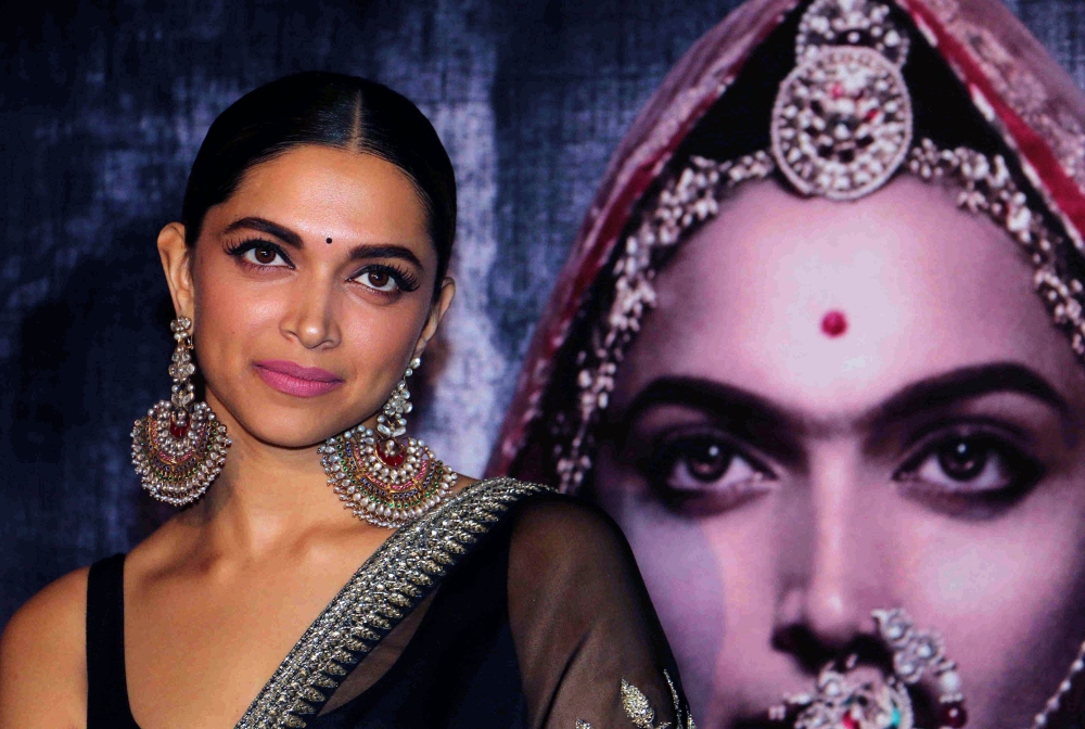 This Nov. 1 file photo shows Bollywood actress Deepika Padukone posing for a photograph during a promotional event for her upcoming Hindi movie 
