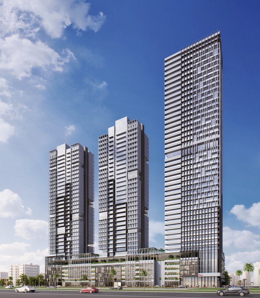 Bloom Towers located in Jumeirah Village Circle, Dubai